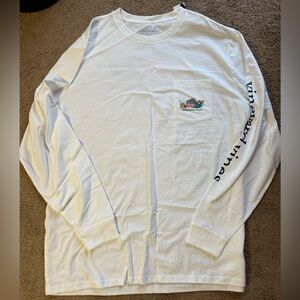 Vineyard Vines Men’s Ski Waffle Whale Long-Sleeve Pocket Long Sleeve